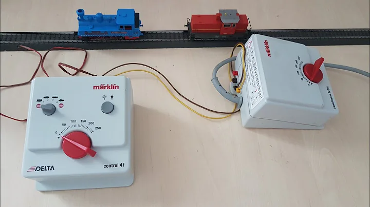 Connecting and operating the Märklin Delta driving unit 66045