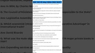 SSC GD 1 May 2026 2nd Shift Paper Analysis | All Questions + Answers 💯 | SSC GD Today Exam