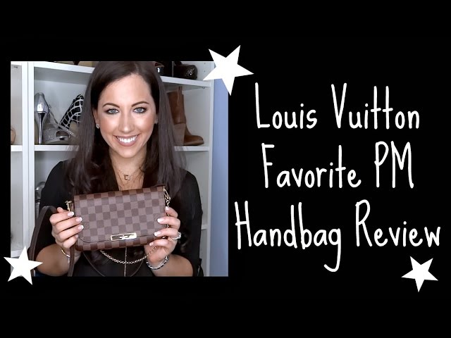 Bag Review: Louis Vuitton Damier Ebene Favorite PM - Coffee and Handbags