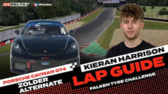 iRacing Lap Guide: Porsche Cayman GT4 at Zolder Alternate