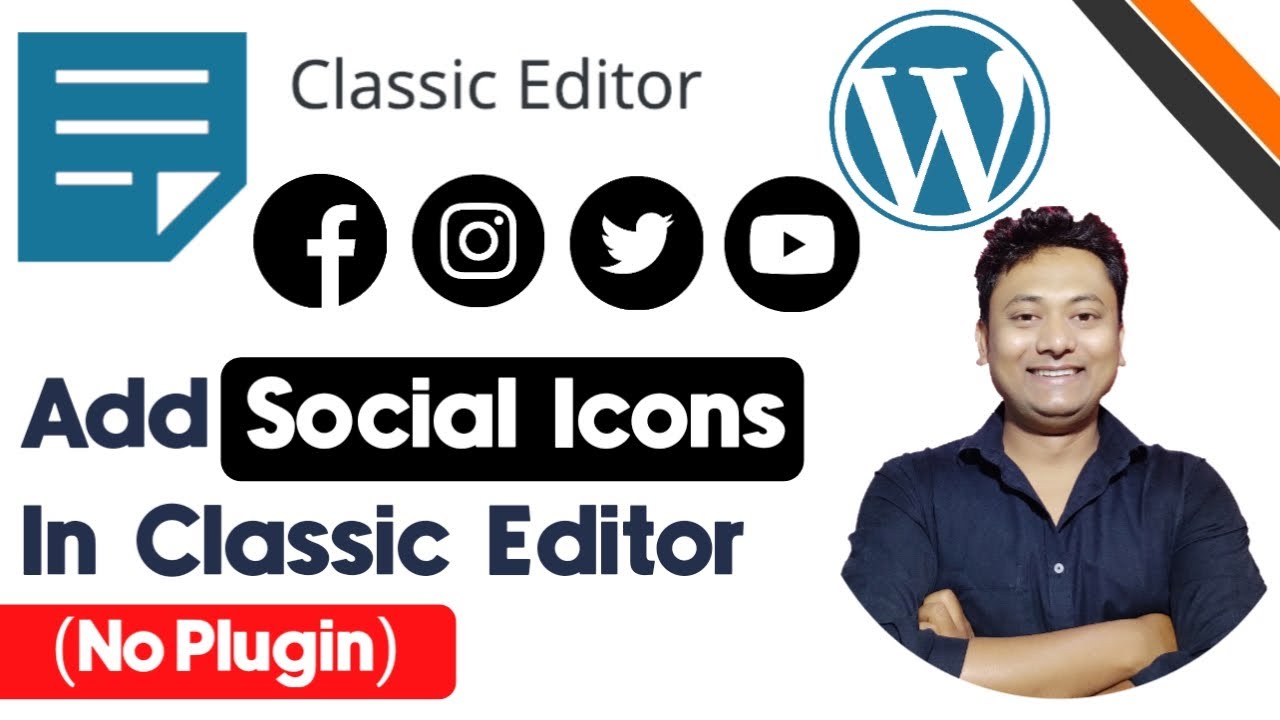 How To Add Social Icons In WordPress Classic Editor Step by Step Guide how-to-add-social-icons-in-wordpress-classic-editor-step-by-step-guide
