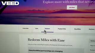 Transfer Hawaiian Miles to Alaska Airlines Mileage Program