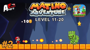Super Matino - New Adventure - Gameplay #2 Level 11-20 + BOSS (Android)