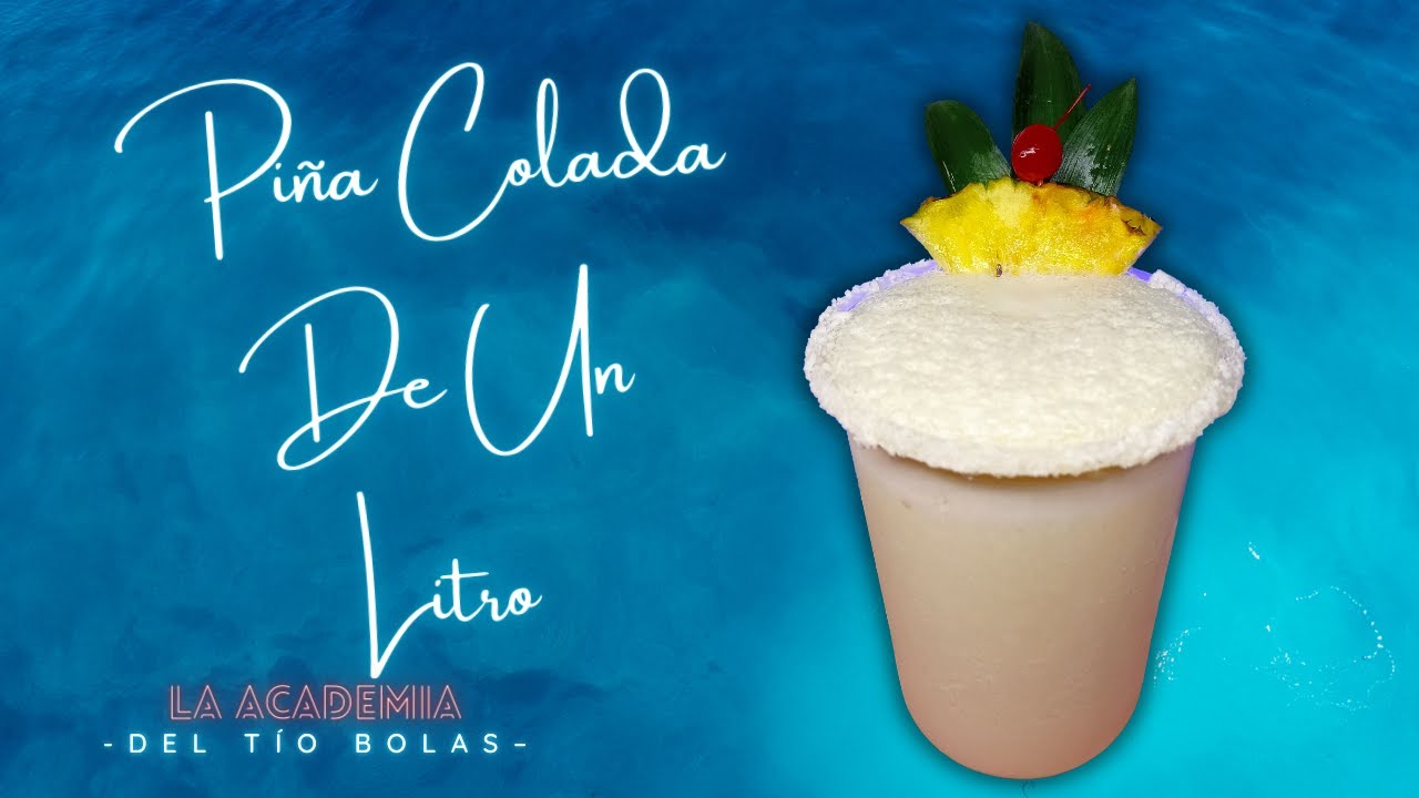 Piña Colada de un Litro | Bebidas con ron blanco | Bebidas para negocio ...