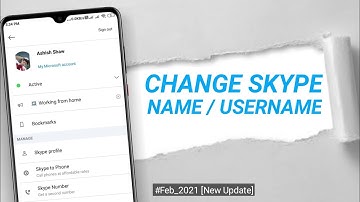 How to Change Your Skype Name | Username I Skype Id | Skype name kaise change kare?