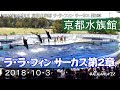 京都水族館 イルカショー「ラ・ラ・フィン サーカス」第２章 2018 [4K]