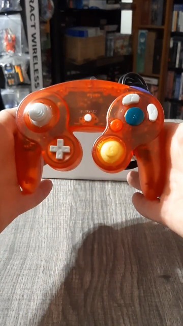 Nintendo GameCube (GCN) transparent red controller - YouTube