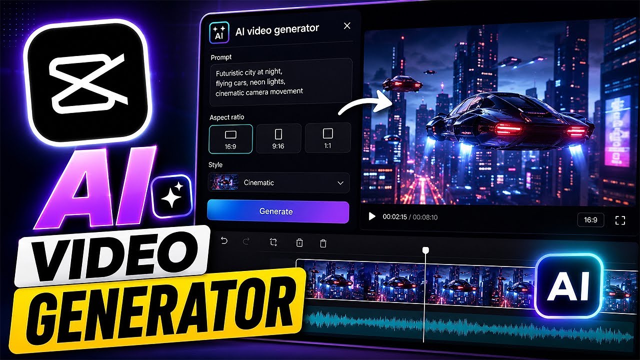 How to Use CapCut AI Video Generator - YouTube