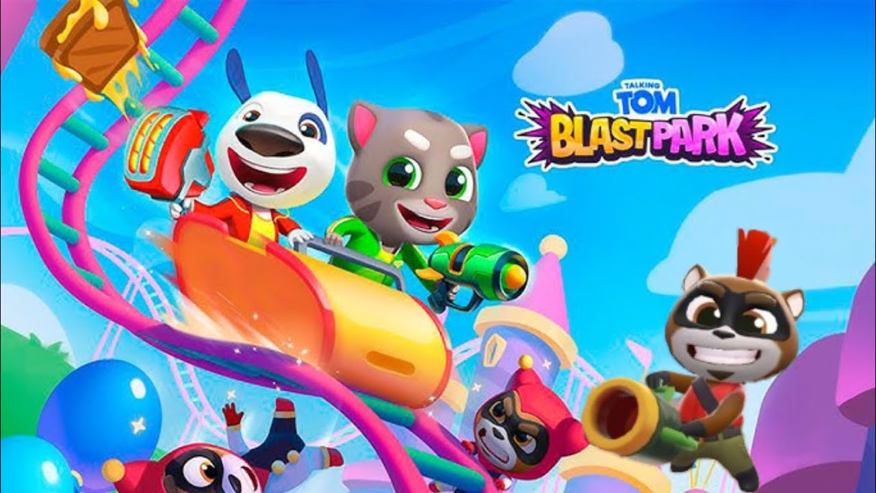 Talking Tom Blast Park Gameplay Walkthrough Part - #9 Full Screen 