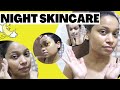 Night time skin care routine  my pm skincare routine  go to bed with me