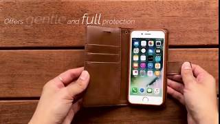 Goospery Blue Moon Leather Wallet Flip Case screenshot 3