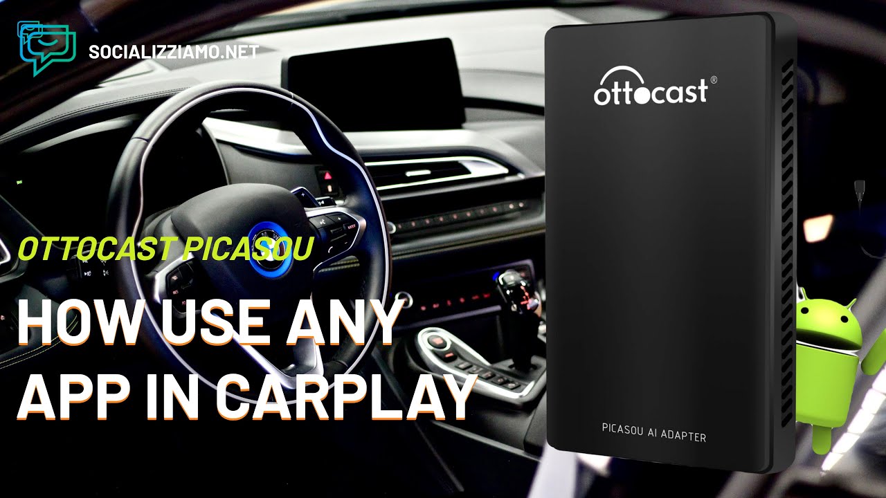 Ottocast Picasou, how to watch video and streaming on CarPlay without