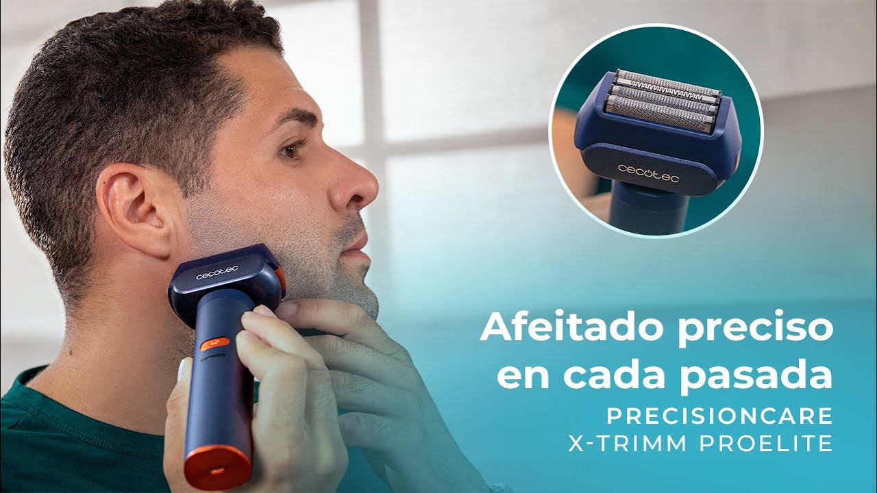 Afeitadora Laminar Profesional de Aluminio PrecisionCare X-Trimm ProElite , 8500 RPM, 3 Cuchillas
