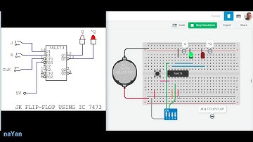 Study of JK & T flip-flop using  IC-7473