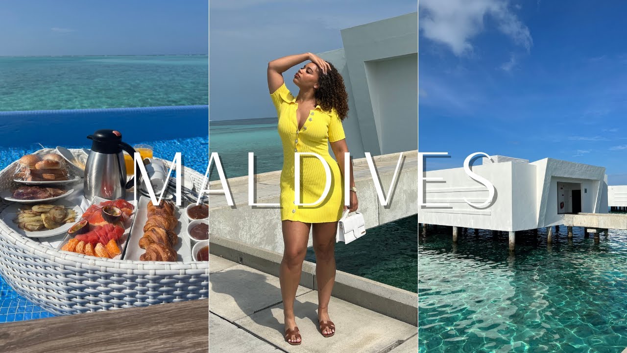 MALDIVES VLOG | Private Villa Tour, Floating Breakfast, Getting on Jetski's, 20 Hr Travel, etc.