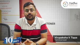 Yethis Tech Lead, Virupaksha V Tippa Wishes A Happy 10Th Anniversary To Yethi