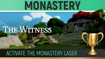 The Witness #3 - Monastery Puzzle Solutions🏆 Activate Symmetry Laser - Trophy Guide Walkthrough