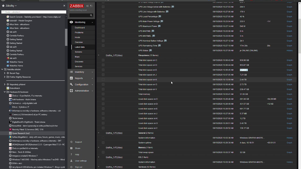 Zabbix 5.0.1 - Graph bug - YouTube