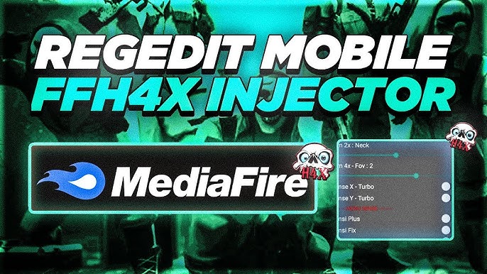 FFH4X 🧐 Free Fire Injector Mediafıre Link 😱 Regedit Ffh4x Mod