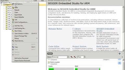 nRF5 SDK based new project SEGGER Embedded Studio