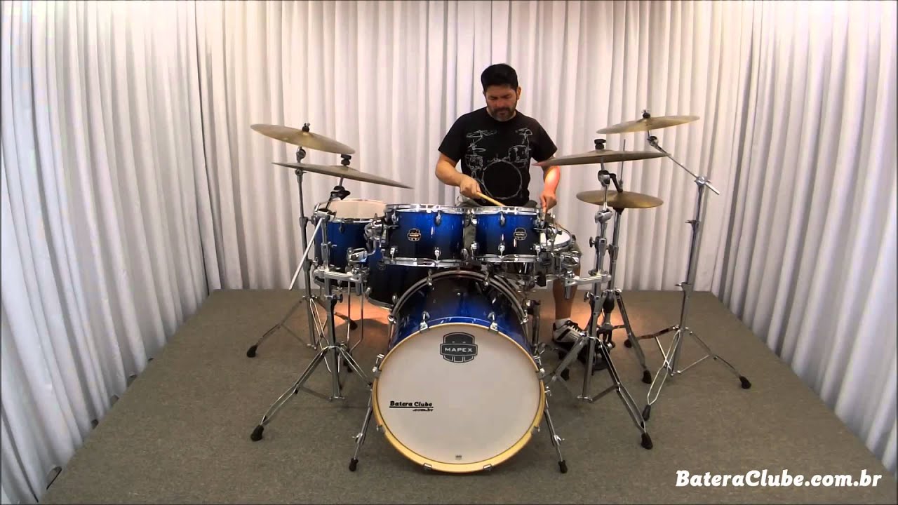 Bateria Mapex Armory Sound Check Drum Set com Júnior Vargas