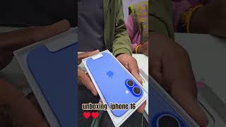 unboxing iphone 16 🔥🔥 #new #shorts #viral #tranding #unboxingvideos #india