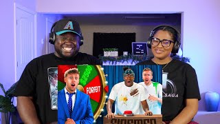 Kidd and Cee Reacts To SIDEMEN FORFEIT WHEEL OF FORTUNE