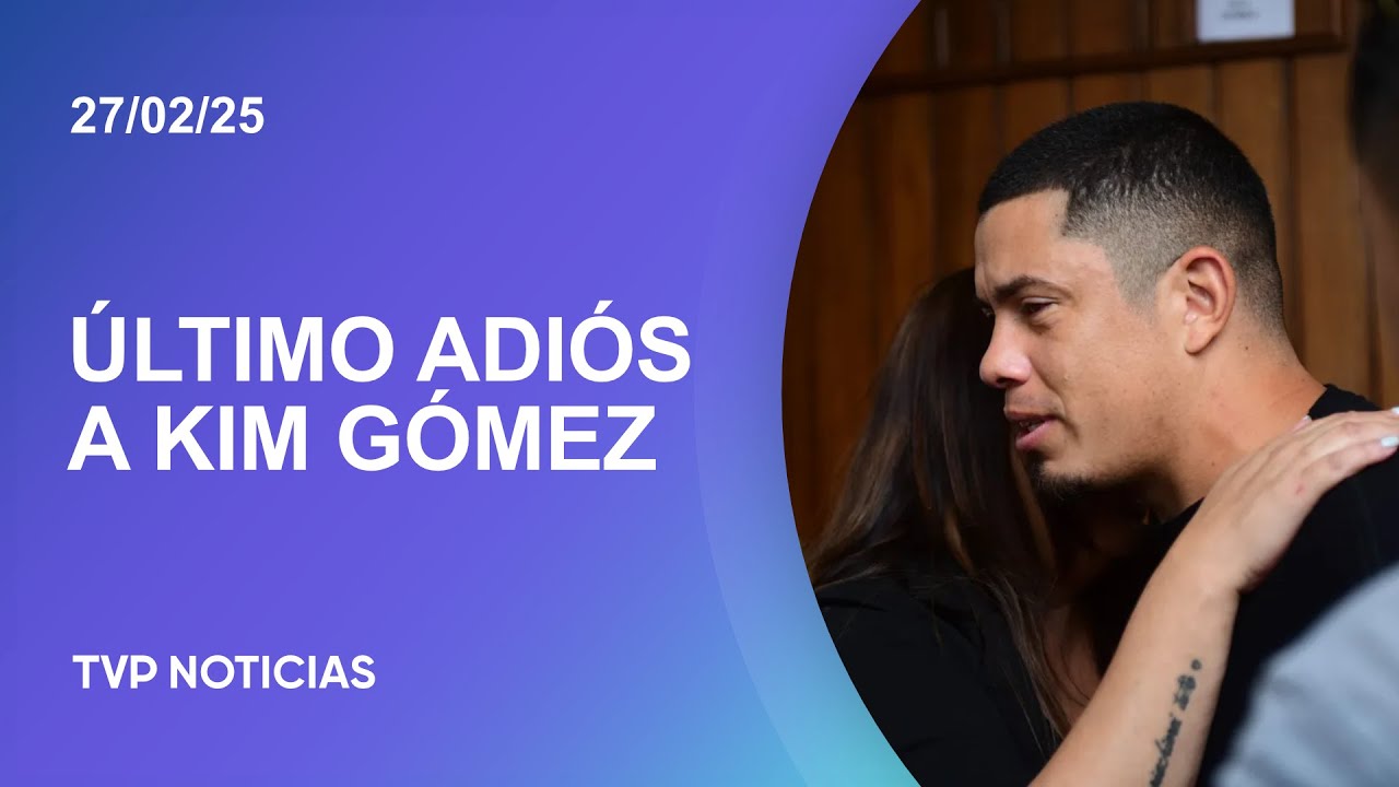 Crimen de Kim Gómez: último adiós y pedido de justicia