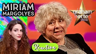 American Reacts - MIRIAM MARGOLYES - Stories on The Graham Norton Show ⭐️