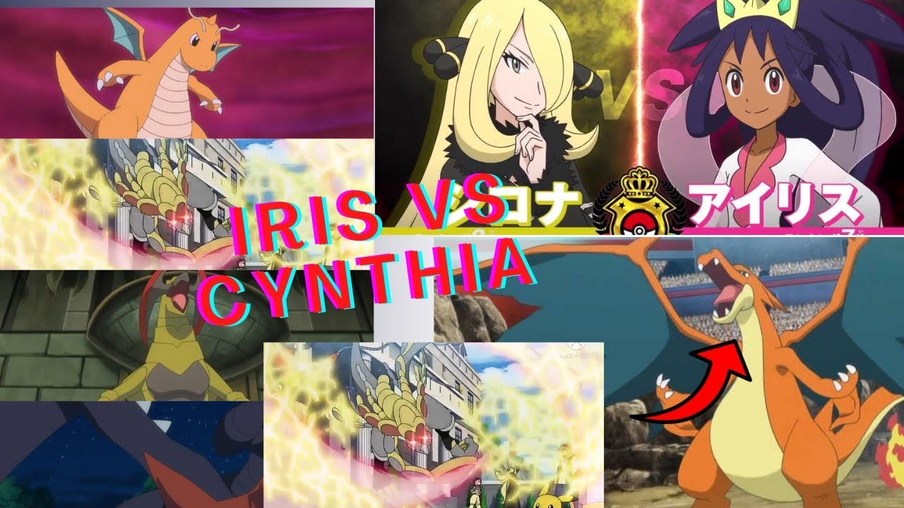 Pokemon Journeys Episode 116 Iris Vs Cynthia Iris And Cynthia Pokemon 