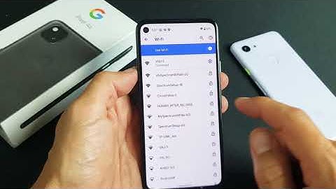Pixel 3a/4a: How to Disconnect from Wifi Internet Network (Forget Network)