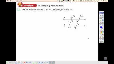 Geo 3-3 Proving lines parallel