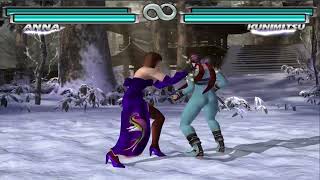 Tekken Tag 1 Ryona - Jun & Anna Vs Kunimitsu