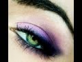 Gold and Purple Smokey Makeup Tutorial | MakeupAndArtFreak