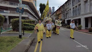 [4K] Hok San Procession and Cai Qing at Chinatown Complex on 24 Feb 2024 新加坡鶴山 元宵节 牛车水 採青