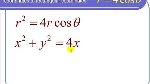 Converting an Equation From Cylindrical to Rectangular Coordinates