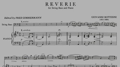 Giovanni Bottesini - Reverie for Double Bass and Piano
