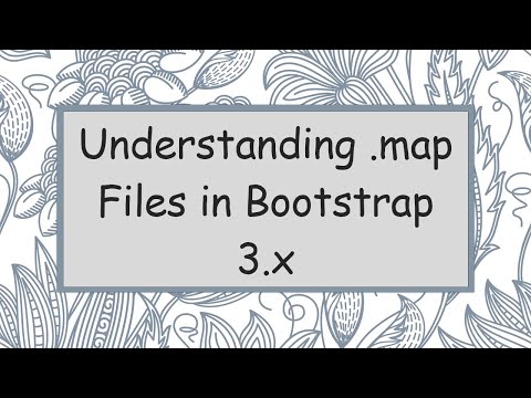Understanding .map Files in Bootstrap 3.x