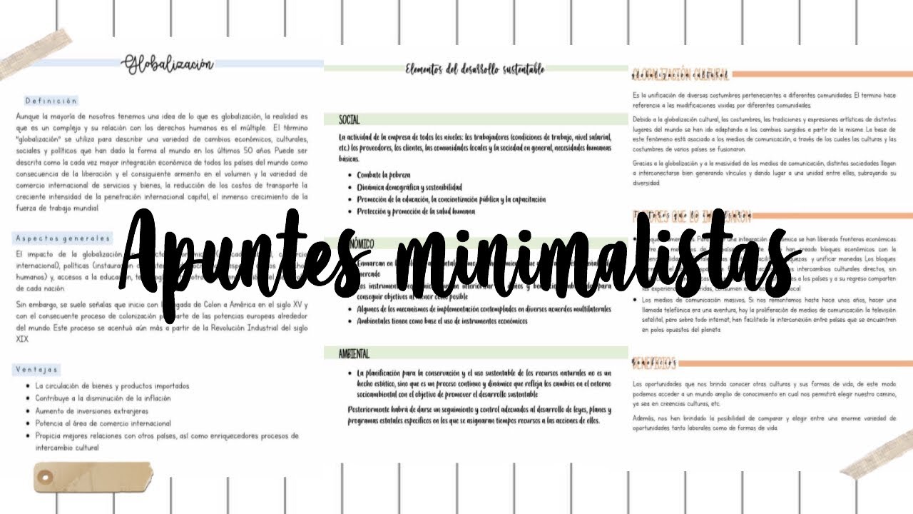 3 Ideas para Apuntes Digitales Minimalistas en Word - thptnganamst.edu.vn