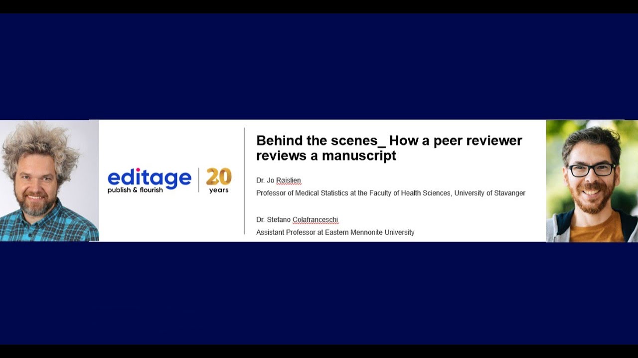 Peer Review Process: How a peer reviewer reviews a manuscript