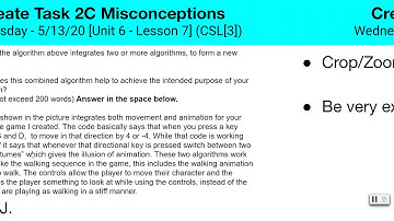 APCSP: Unit 6 - Lesson 12