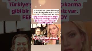 DERYA ŞENSOY BABASI FERHAN ŞENSOY&#39;UN ESKİDEN SÖYLEDİĞİ SÖZLE GÖNDERME YAPTI.. EKREM İMAMOĞLU