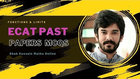 Functions and Limits ECAT Past Papers Mcqs | Short Tricks