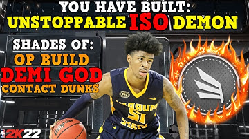 BEST NEW 2-WAY SLASHING PLAYMAKER IN NBA 2K22 CURRENT GEN !!! UNSTOPPABLE ISO DEMON!