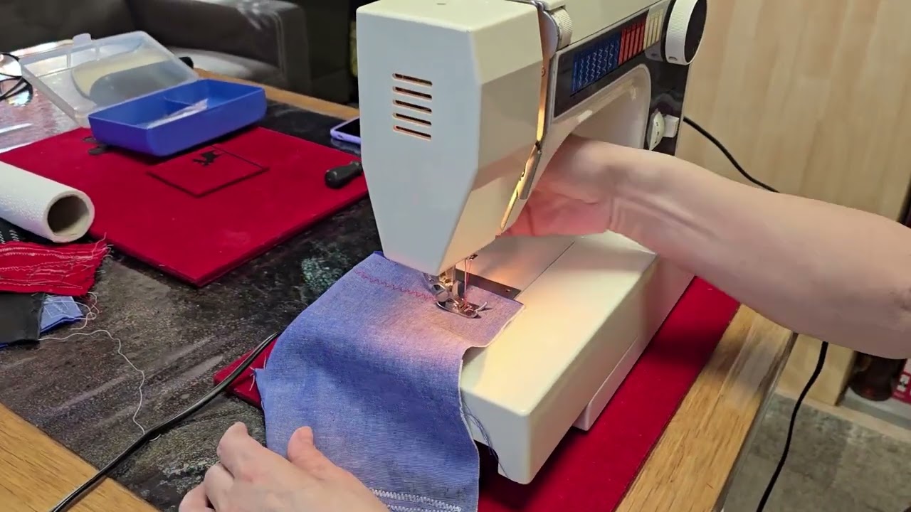 Nähmaschine Necchi 559 Test, Sewing machine review, швейная машина тест