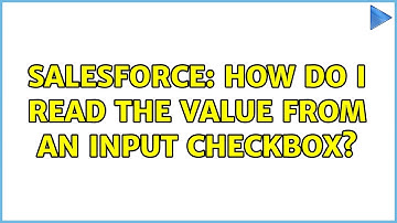 Salesforce: How do I read the value from an input checkbox? (2 Solutions!!)