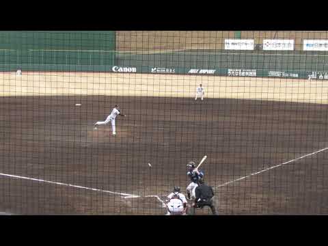 変則フォームでライオンズ中熊 大智を打ち取るジャイアンツ三上朋也 〜２軍戦 読売ジャイアンツ対 西武ライオンズ2023/3/5