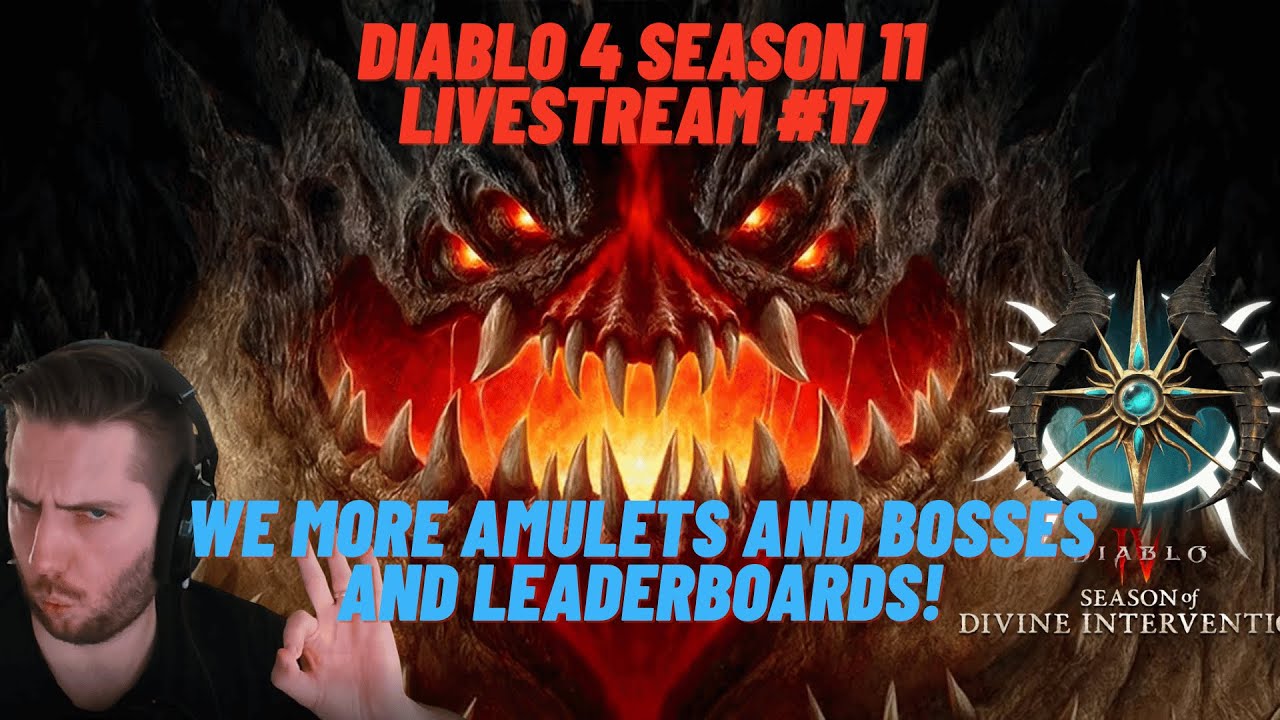 Diablo 4 Season 11  🔴 MORE BOSS FARMING 🔴 Farming 4 PASSIVES  🔴  Tower Push? [ENG / GER]