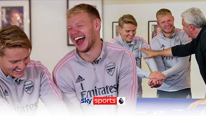 Odegaard and Ramsdale attempt magic tricks!