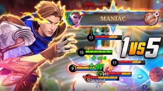 DON'T UNDERESTIMATE ALUCARD IN 1v5??? SITUATION!!